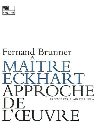 Maître Eckhart approche de l'oeuvre