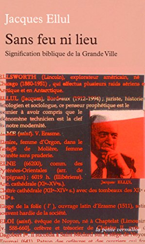 Sans feu ni lieu : Signification biblique de la grande ville