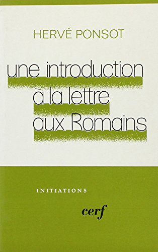 Une Introduction à la lettre aux Romains