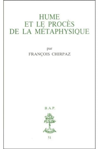 Hume et le procès de la métaphysique