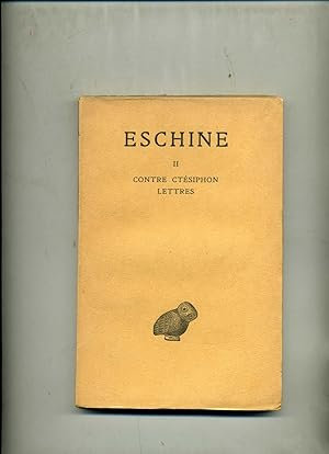 Discours : Contre Ctésiphon - Lettres