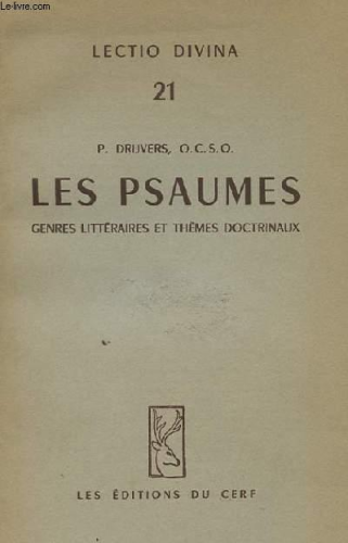 Les Psaumes : genres littéraires et thèmes doctrinaux