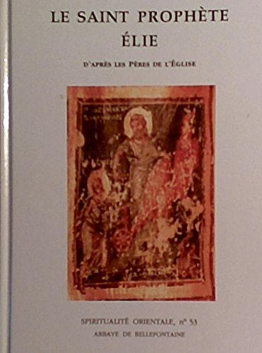 Le saint prophète élie