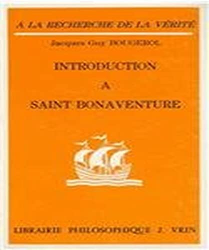 Introduction à Saint Bonaventure