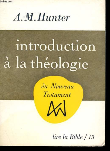 Introduction à la théologie du Nouveau Testament