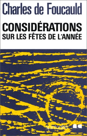 Considérations sur les fêtes de l'année