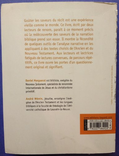 Saveurs du récit biblique