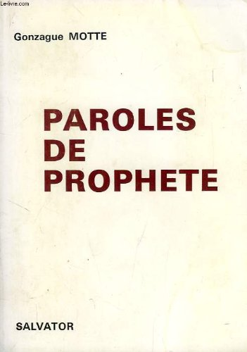 Paroles de prophète