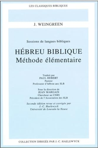 Hébreu biblique, méthode élémentaire
