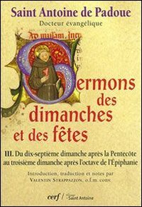 Du dix-septième dimanche après la Pentecôte au troisième dimanche après l'octave de l'Epiphanie