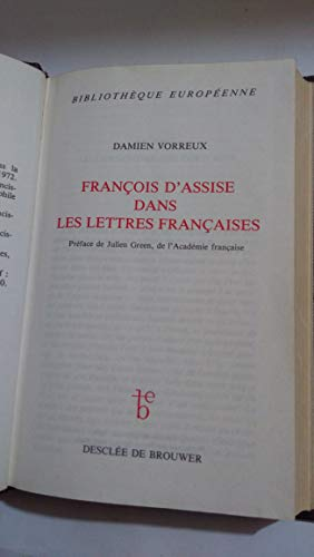 François d'Assise dans les lettres françaises