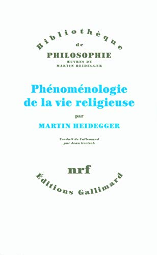 Phénoménologie de la vie religieuse