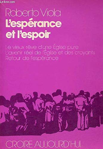 L'espérance et l'espoir