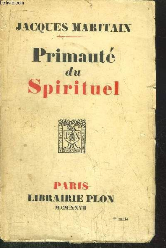 Primauté du spirituel