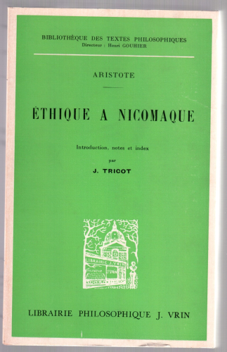Ethique à Nicomaque