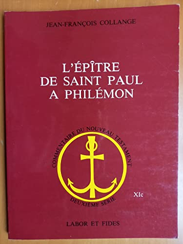 L'épître de Saint Paul à Philémon