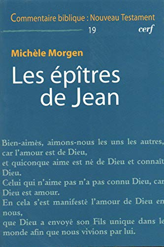 Les Epîtres de Jean