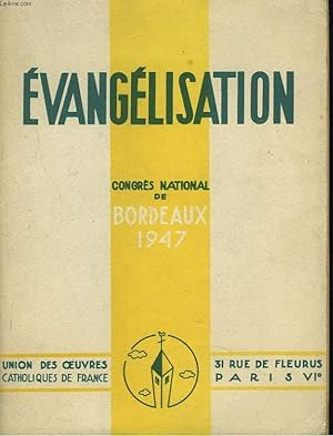 Evangélisation 1947 : Congrès de Bordeaux