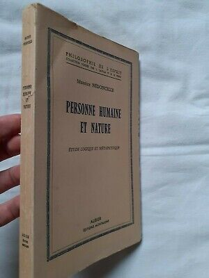Personne humaine et nature : Etude logique et métaphysique