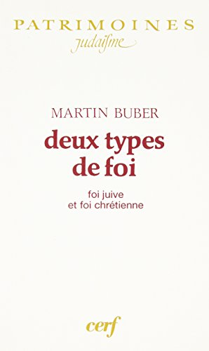 Deux types de foi : Foi juive et foi chrétienne