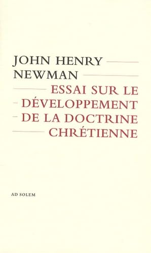 Essai sur le développement de la doctrine chrétienne