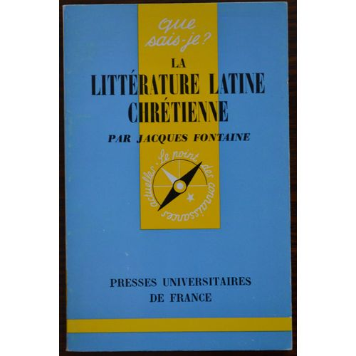 La Littérature latine chrétienne