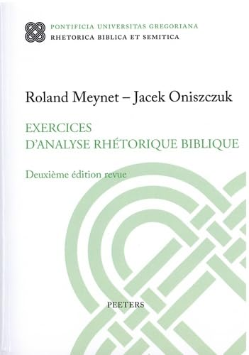 Exercices d'analyse rhétorique biblique