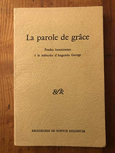 La Parole de grâce