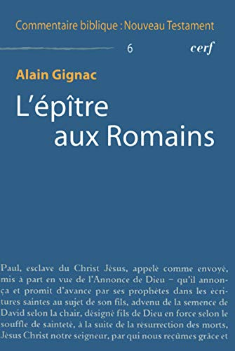 L'épître aux Romains
