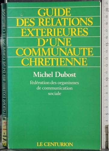 Guide des relations extérieures d'une communauté chrétienne
