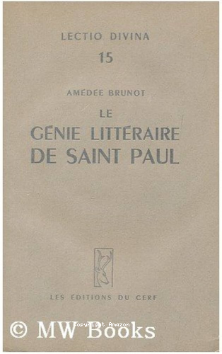 Le Génie littéraire de Saint Paul