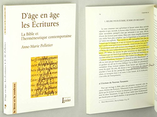 D'âge en âge, les Ecritures