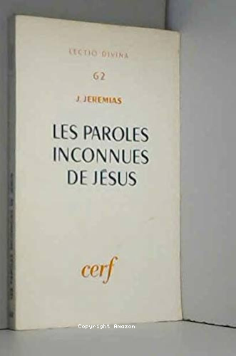 Paroles inconnues de Jésus