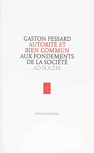 Autorité et bien commun