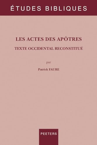 Les actes des apôtres